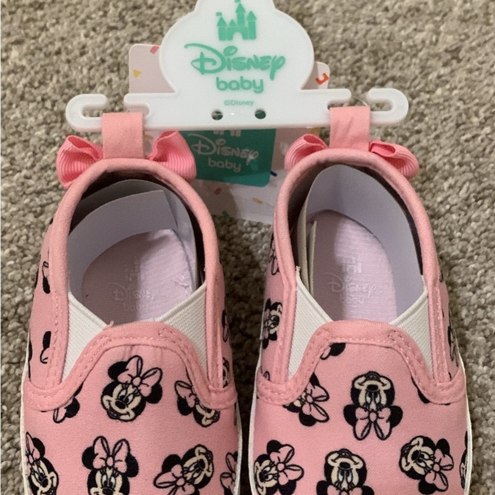Disney Baby Pink Slip-On Shoes